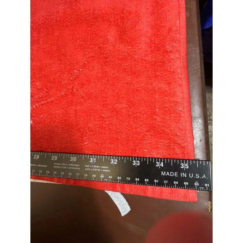 Firestone Red White Logo Promotional Beach Towel Turkish Signature 35x60